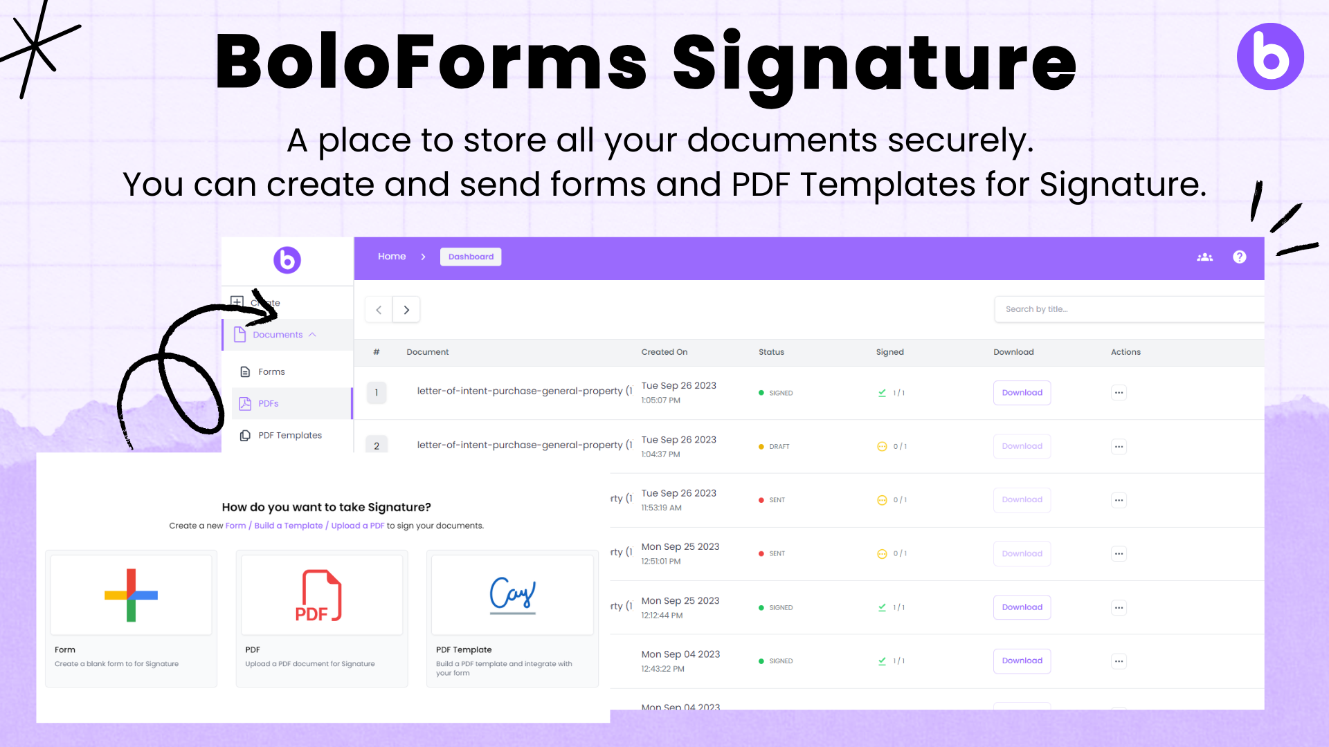 Importer des documents