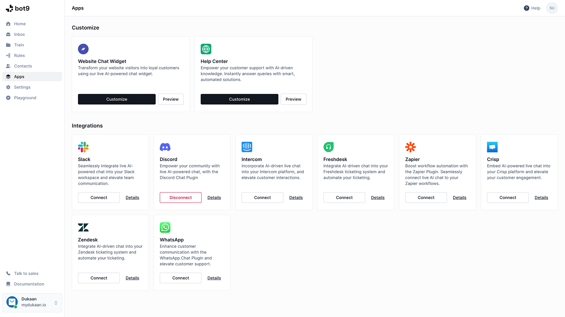 Applications de flux de travail personnalisées