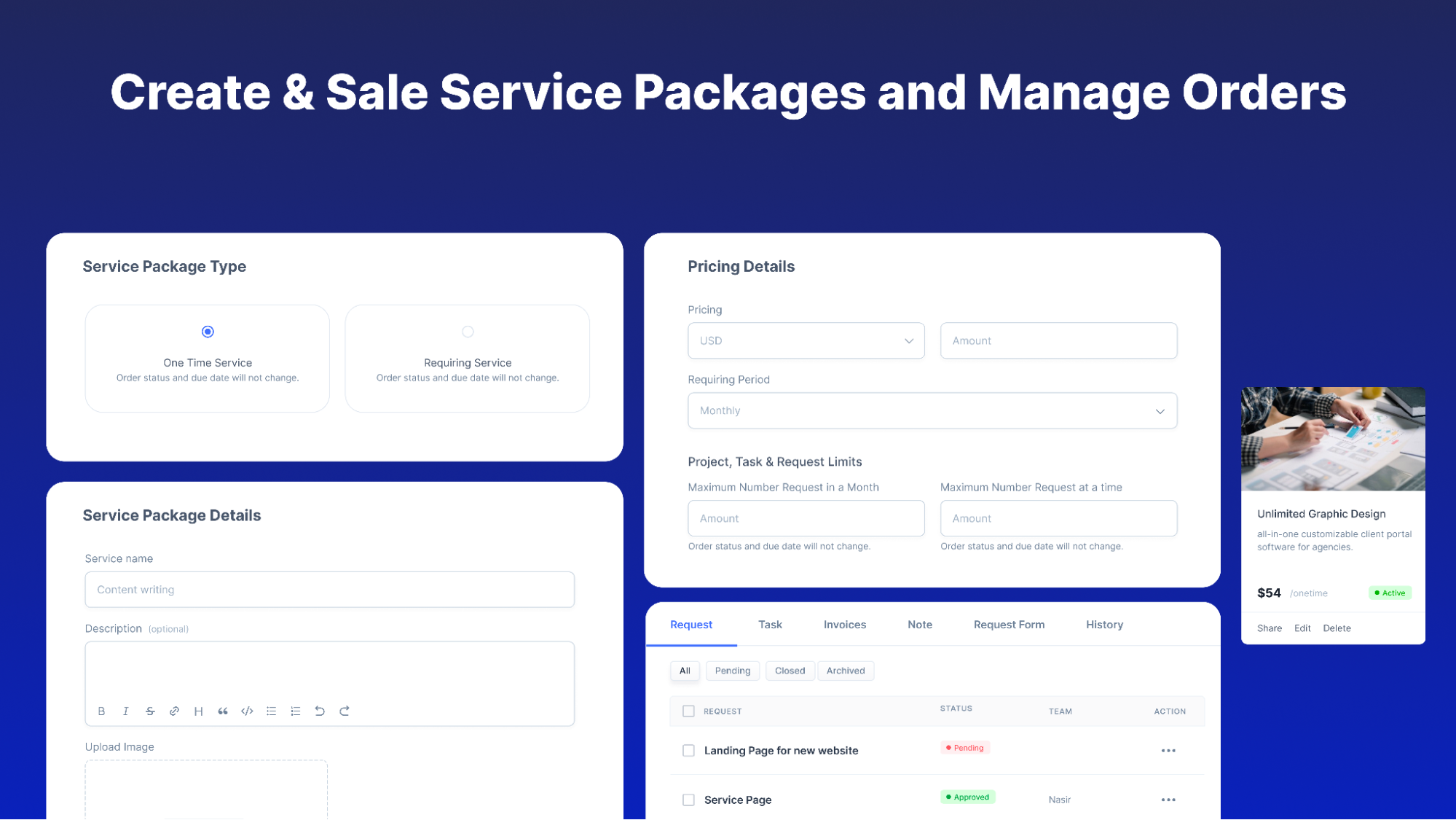 Système de gestion des ventes et des commandes