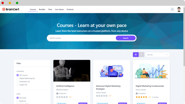 Cours en ligne