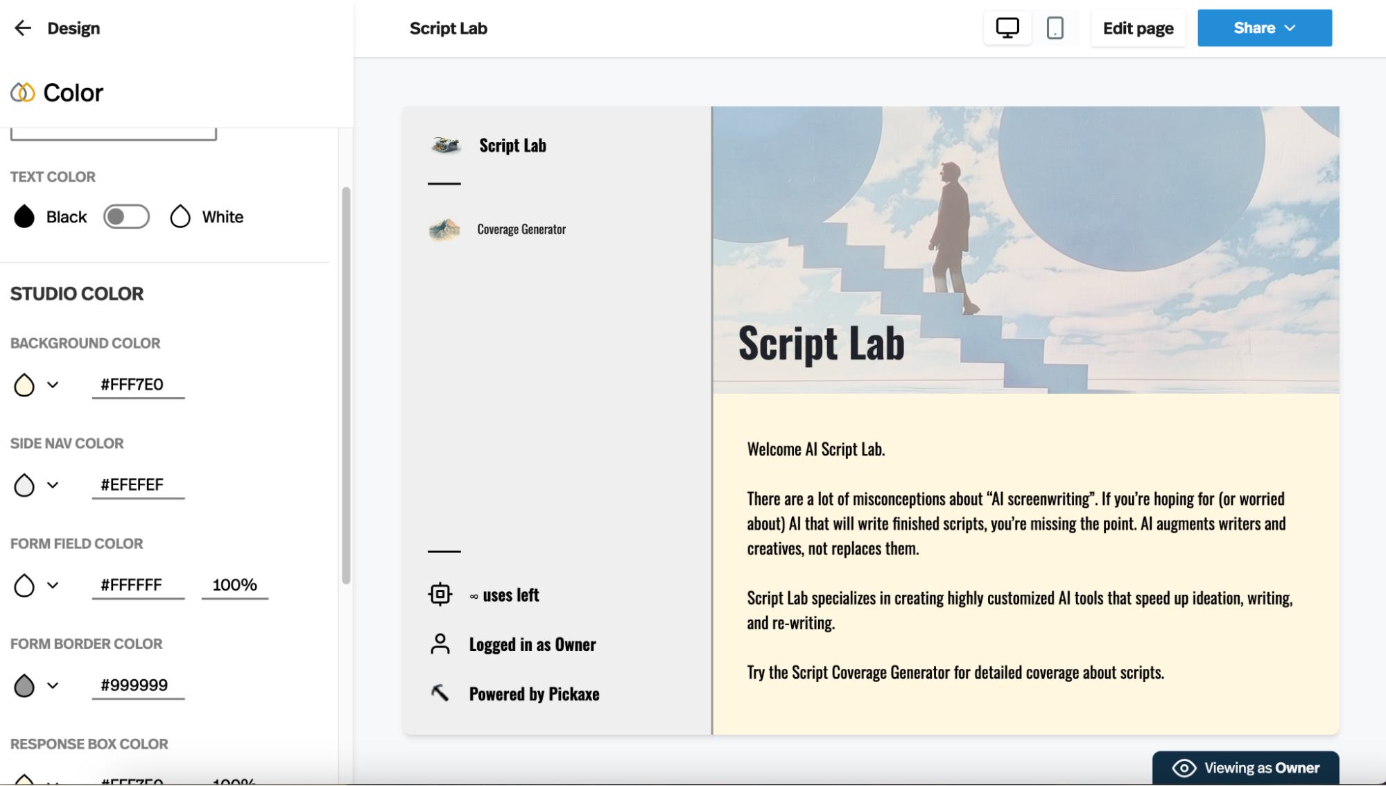 Lancer l'application Web