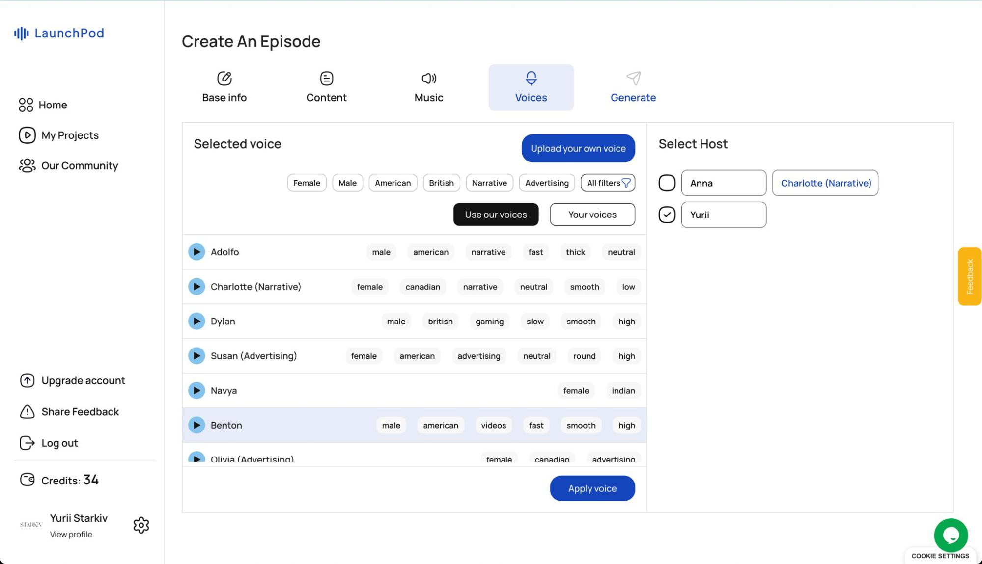 Bibliothèque vocale
