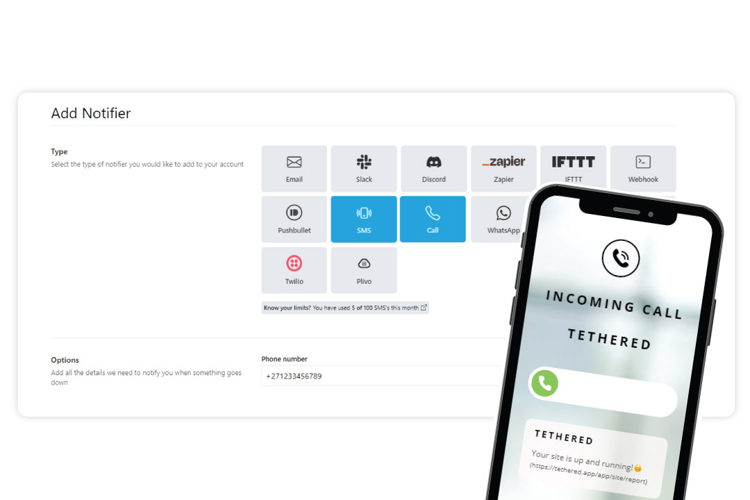 Intégrations de notifications