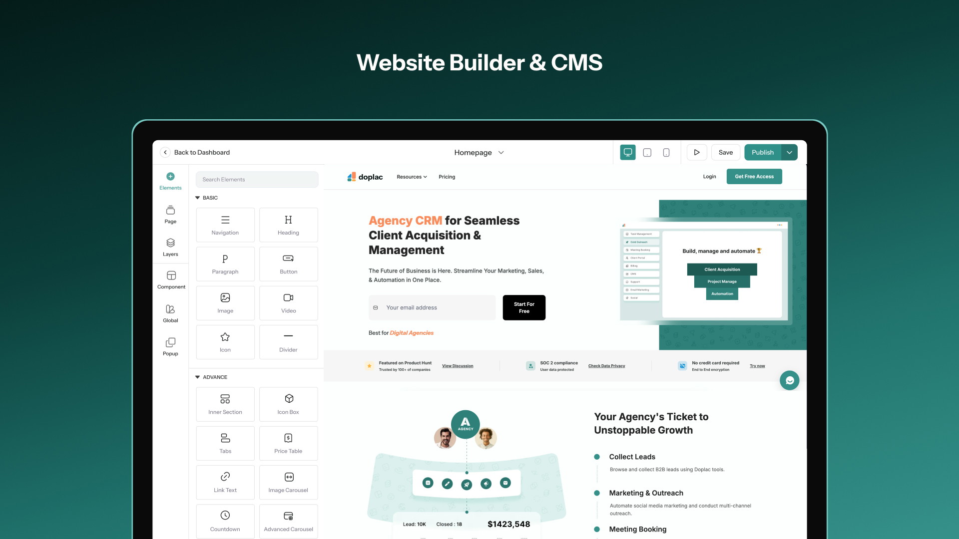Créateur de site Web