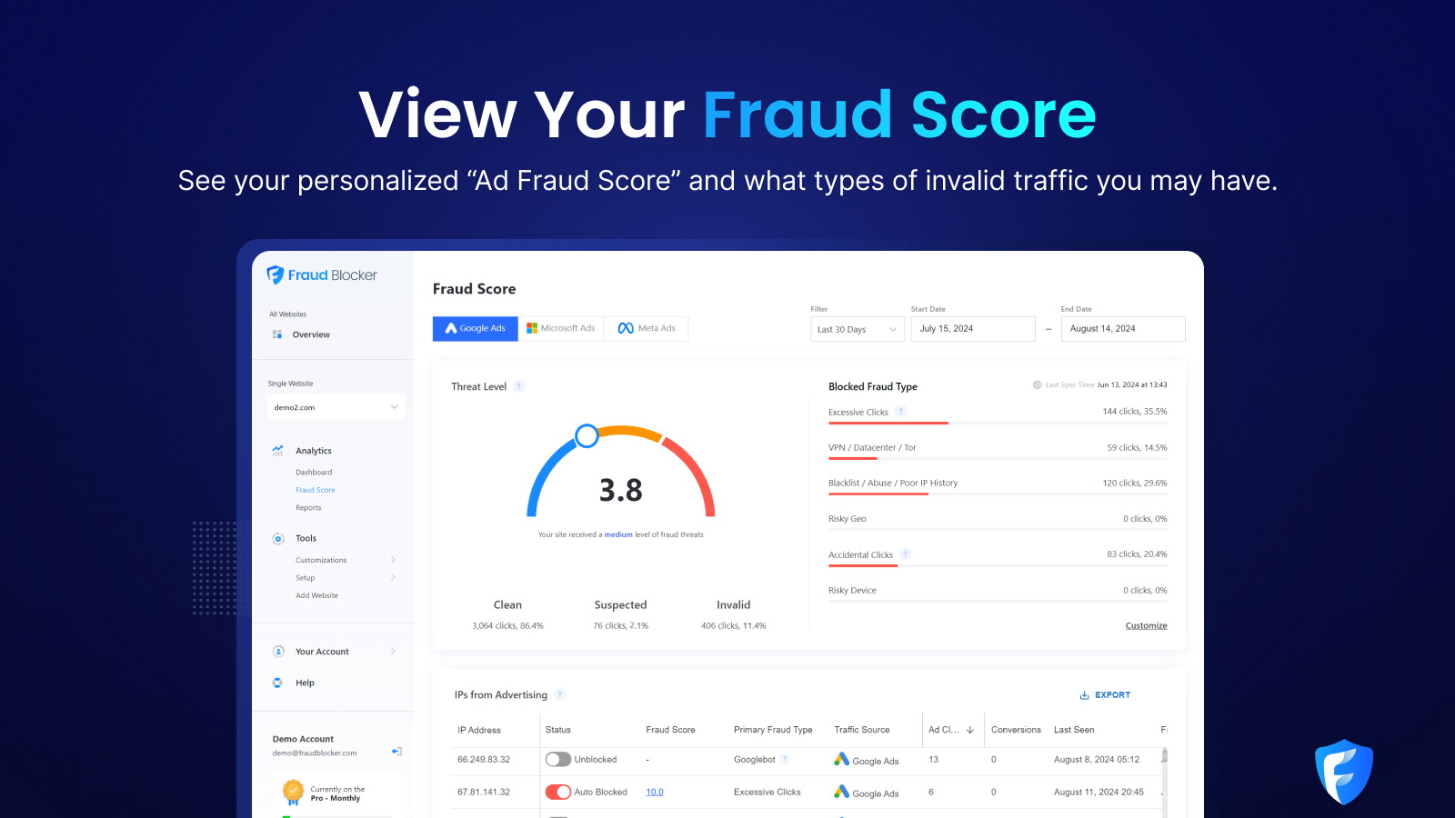 Score de fraude publicitaire