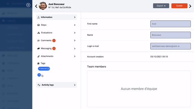 Organisation des données