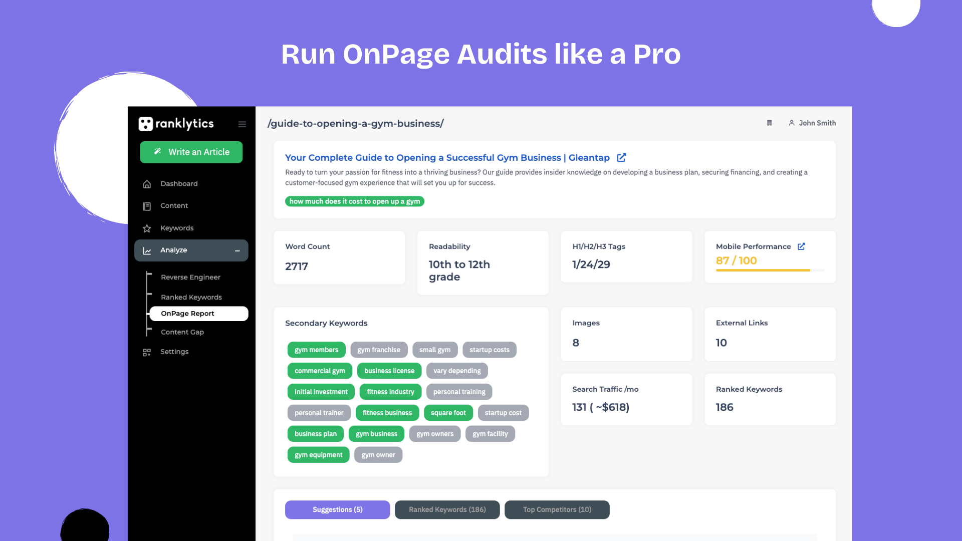 Audits SEO on-page