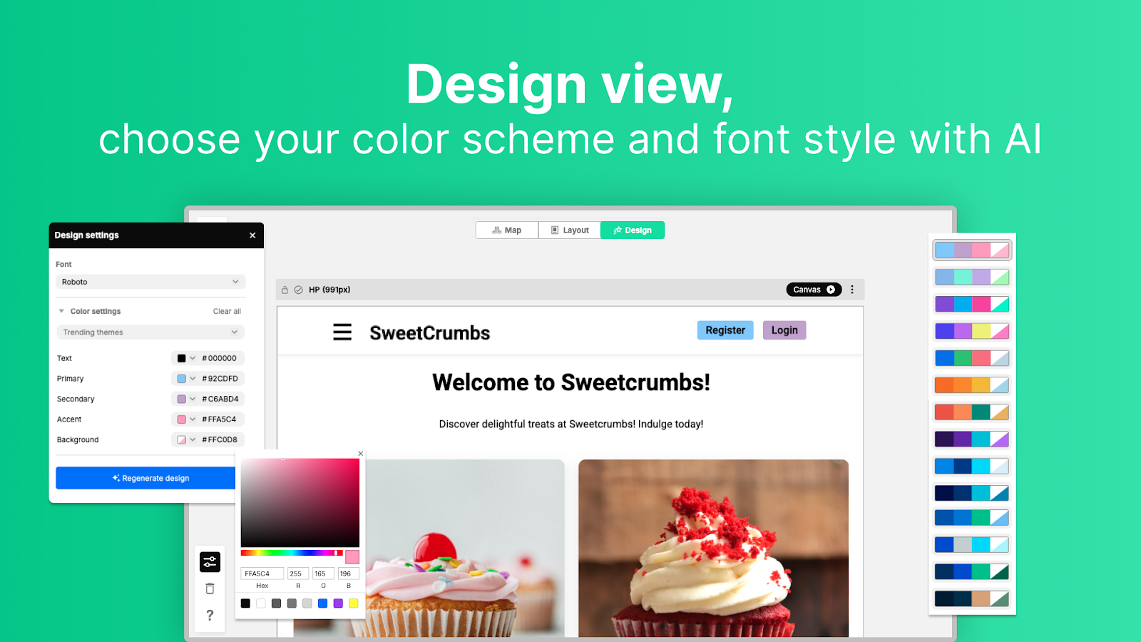 Vue de design